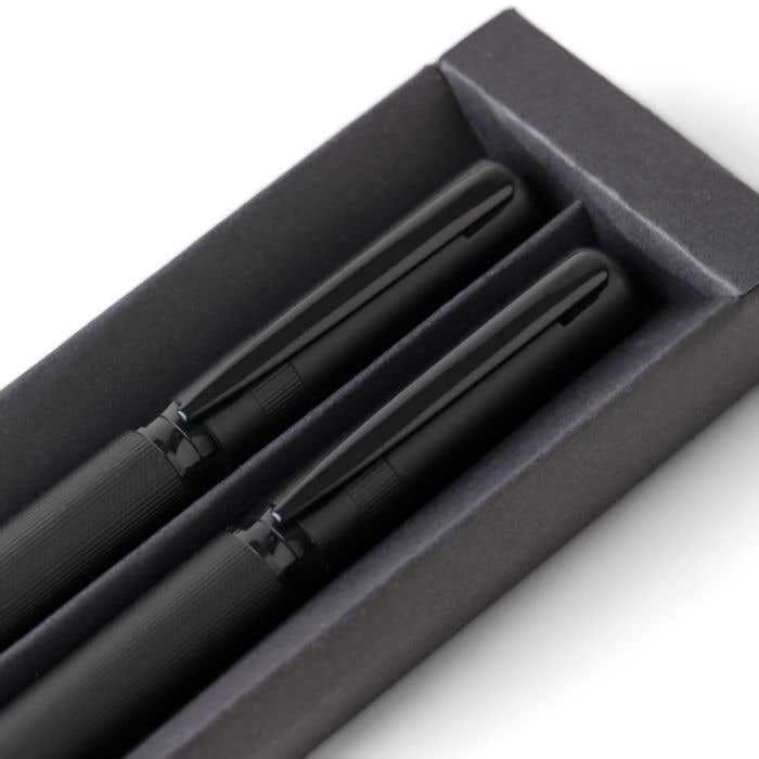 Conjunto de esferográficas em metal e latão ecológico Adel