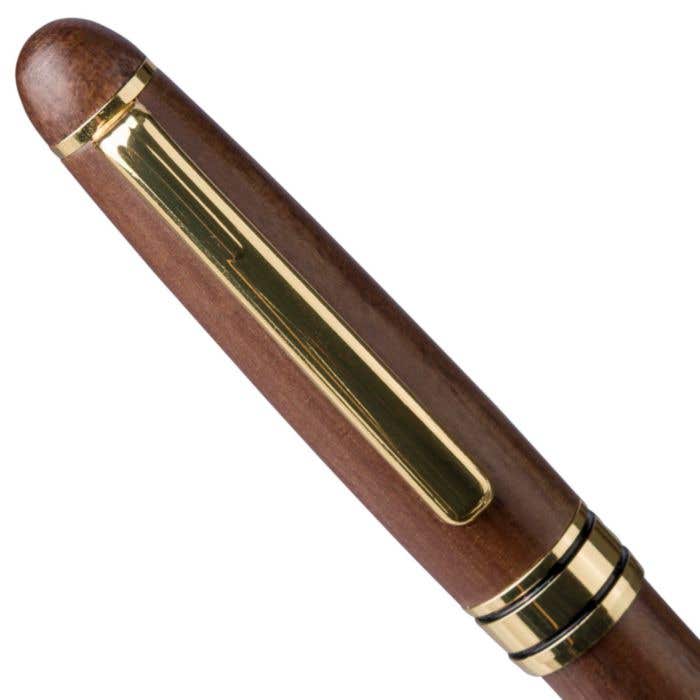 Coffret de stylos en bois de noyer Adelina