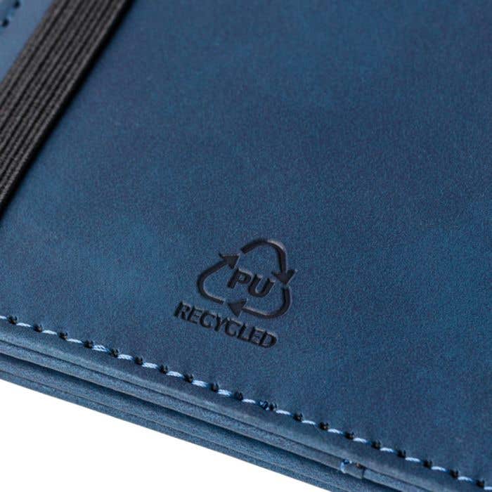 Porte-passeport et étiquette à bagages en PU recyclé Zani