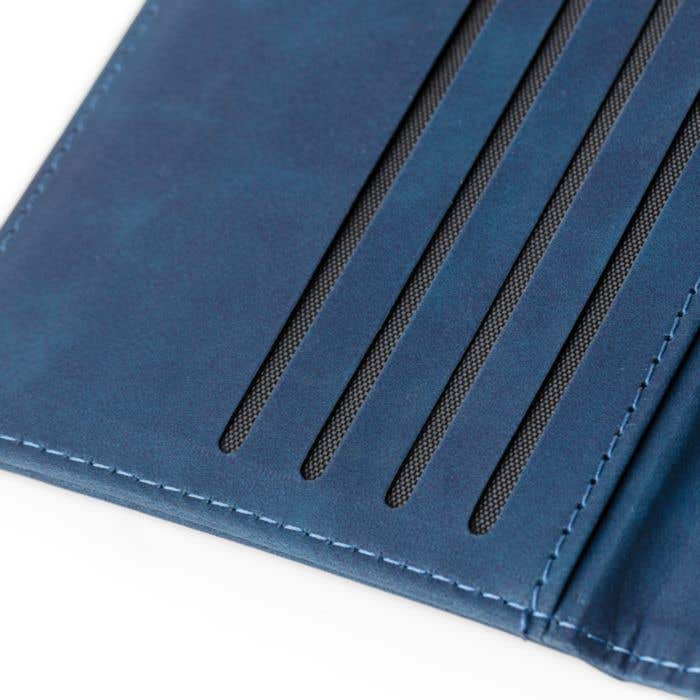 Recycled PU passport holder and luggage label Zani