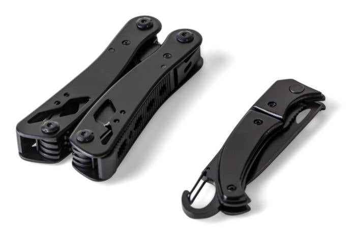 Multi tools 13 funzioni in alluminio nero Ariane