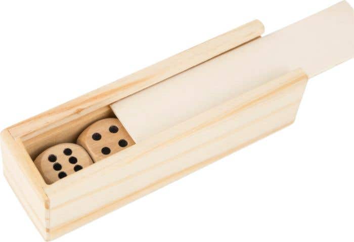 Beech wooden dice set Celine