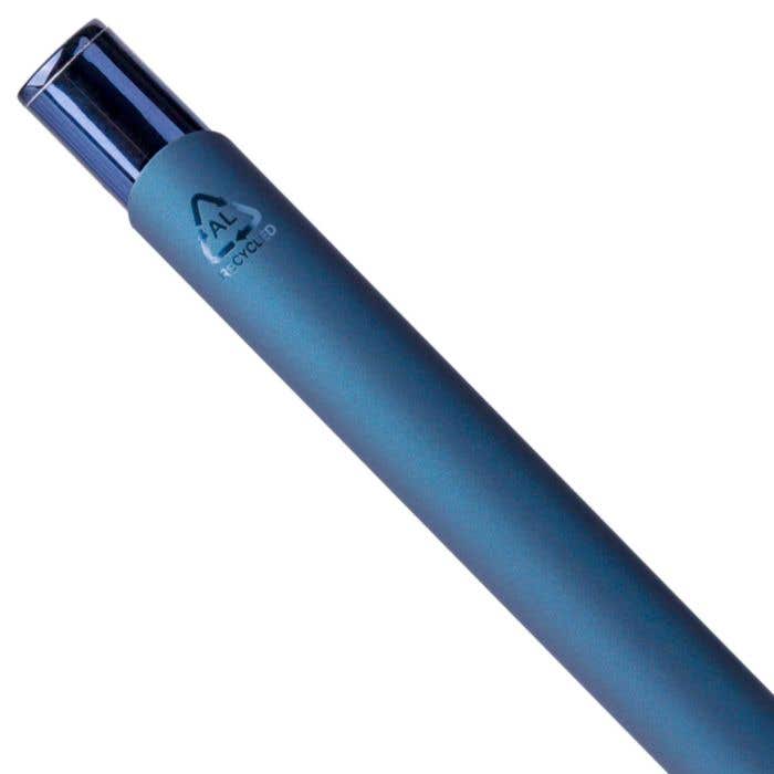 Stylo à bille toucher gomme en aluminium recyclé Anisa