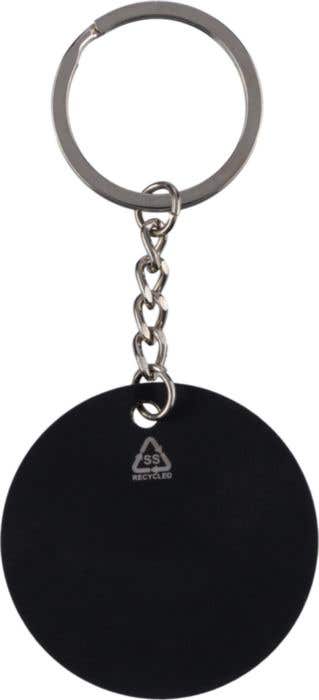 Recycled stainless steel soccer ball keychain Ciro