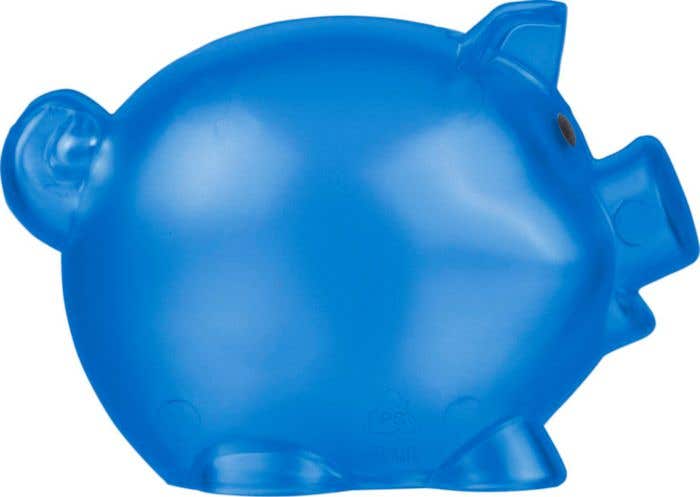 Recycled PS plastic piggy bank Vivi