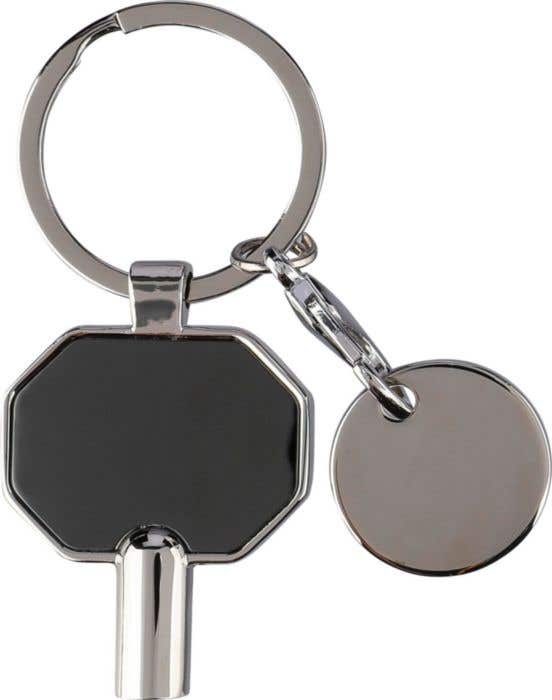 Recyclede zinklegering ontluchting sleutelhanger Mara