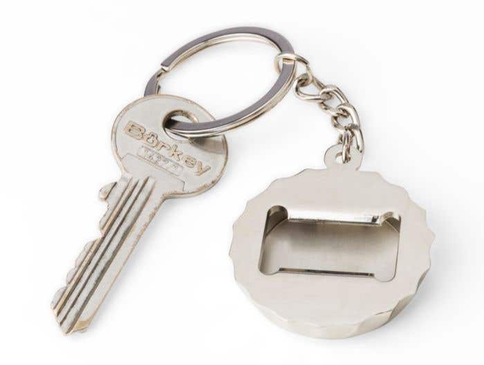 Sleutelhanger met flesopener Finn | Bamboe inleg