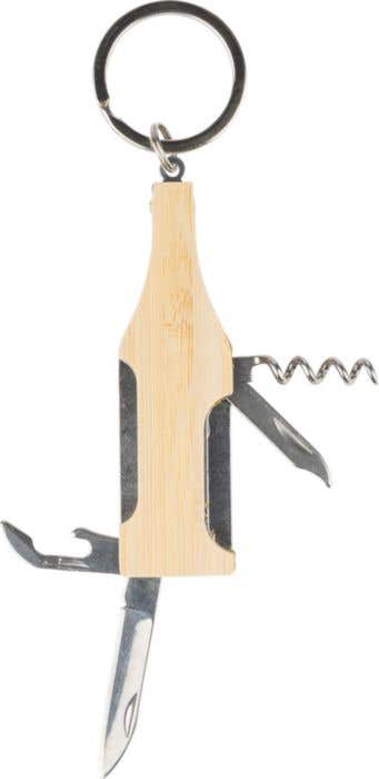 Sleutelhanger met multitool Inaya | Bamboe