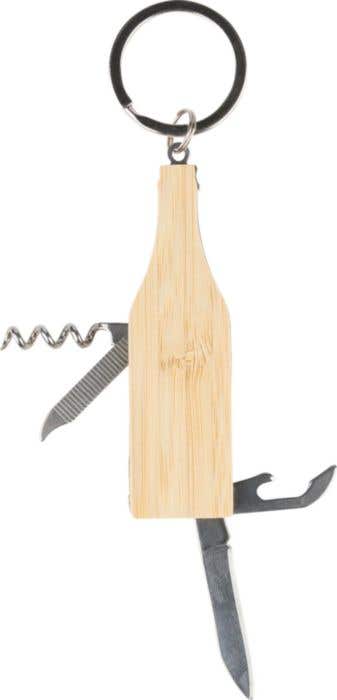 Sleutelhanger met multitool Inaya | Bamboe