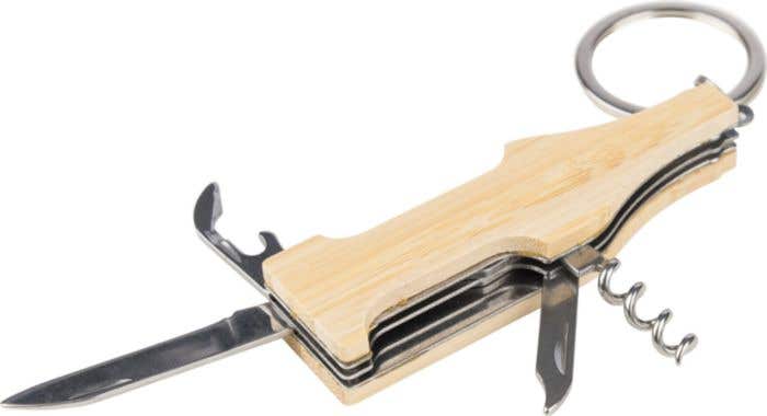 Sleutelhanger met multitool Inaya | Bamboe