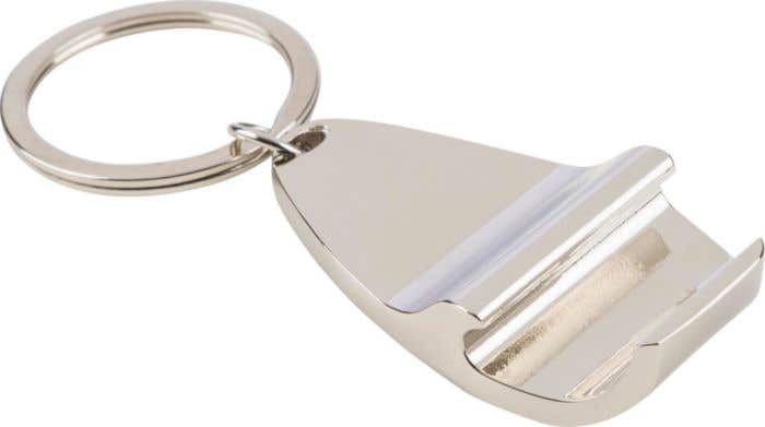 Key chain with bottle opener Kellan | Bamboo inlay