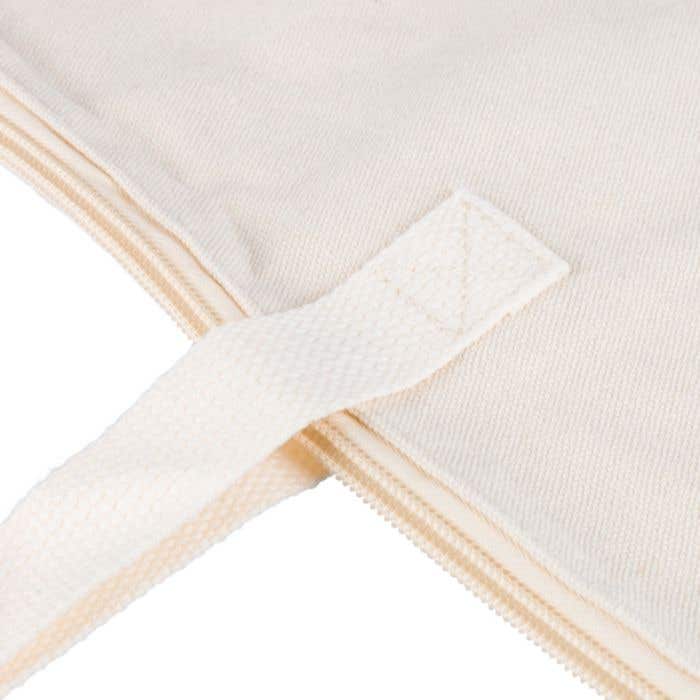 Saco de compras de polycotton reciclado (330 g/m2) Malina