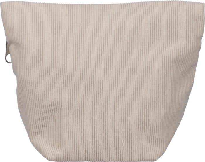 Corduroy zippered cosmetic pouch Tia