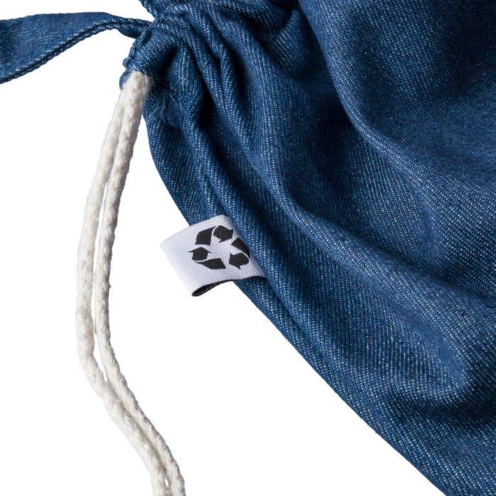 Drawstring bag Dex | Recycled denim | 6.6 l
