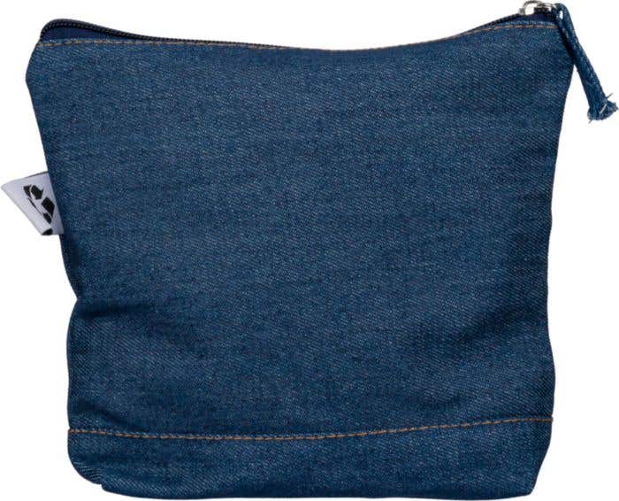 Recycled denim cosmetic bag Orin