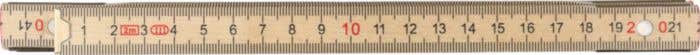 Folding ruler Ezio | Birchwood | 2 m