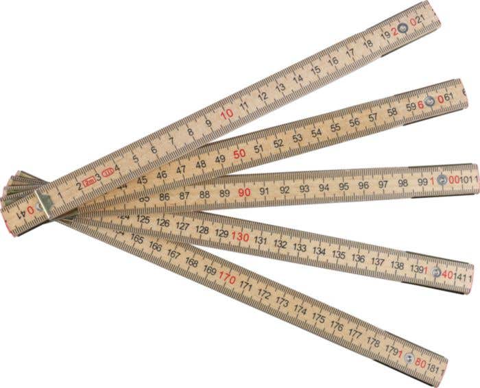 Folding ruler Ezio | Birchwood | 2 m