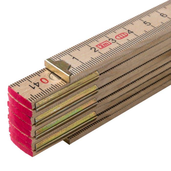 Folding ruler Ezio | Birchwood | 2 m