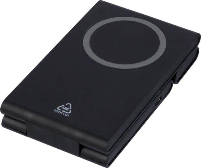 Draadloze oplader Valerio | Gerecycled | 3-in-1 | Magnetisch