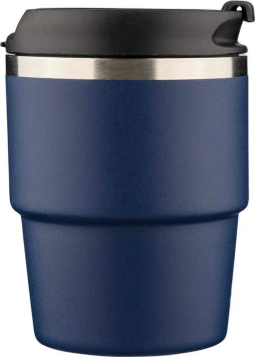 Recycled stainless steel double-walled mug (175 ml) Oli