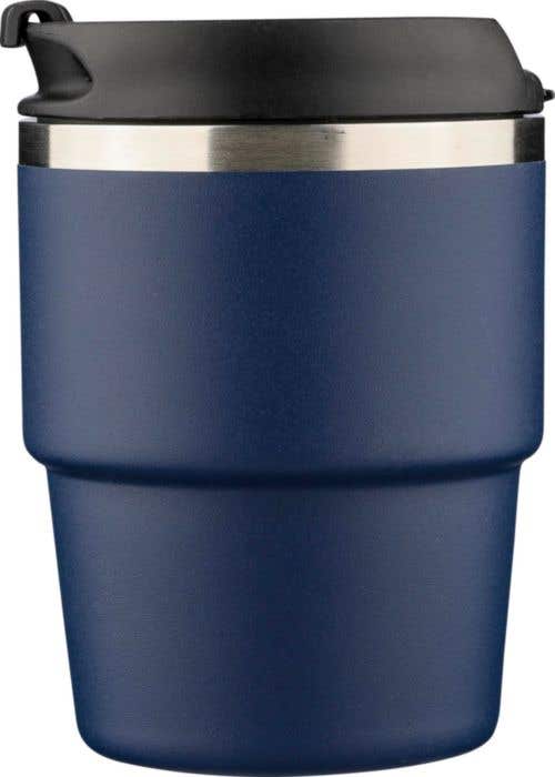 Recycled stainless steel double-walled mug (175 ml) Oli