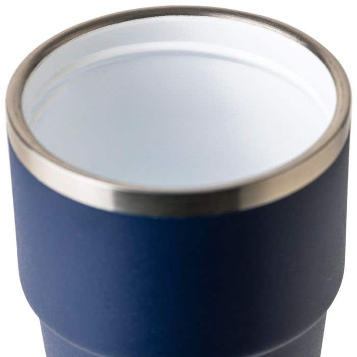 Recycled stainless steel double-walled mug (175 ml) Oli