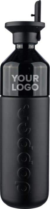 Dopper Black insulated (580 ml) + Flip Straw
