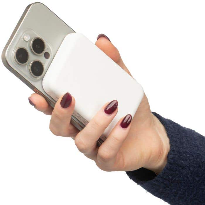 Gerecyclede ABS-draadloze oplader powerbank Miren