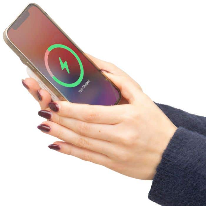 Gerecyclede ABS-draadloze oplader powerbank Miren