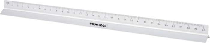 Aluminium 30 cm triangle-shaped ruler Tavi