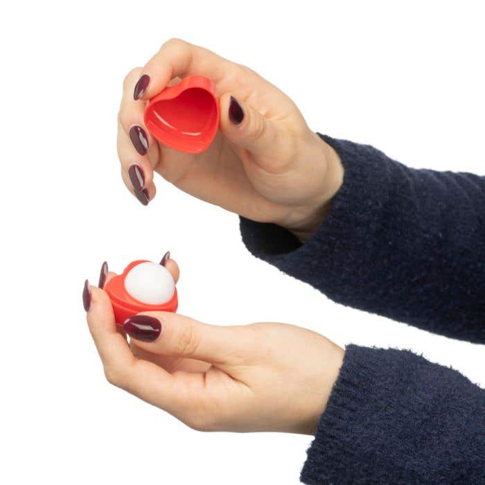 PP heart-shaped lip balm jar Ilja