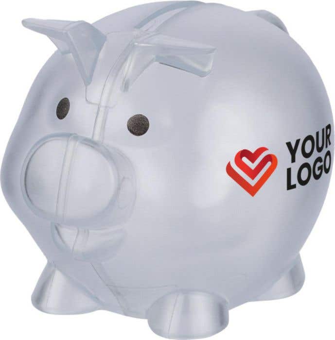 Recycled PS plastic piggy bank Vivi