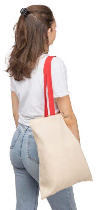 Shopping bag Maris | Cotton | Colored handles