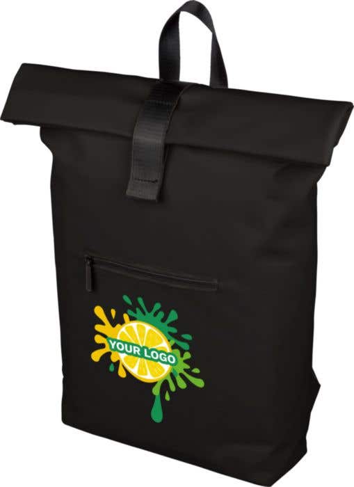 Zaino roll-top in PU riciclato Naiya