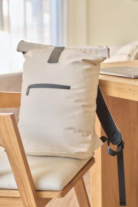 Zaino roll-top in PU riciclato Naiya