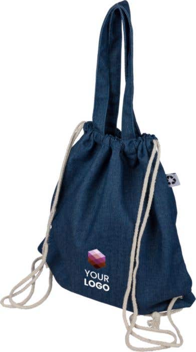 Drawstring bag Dex | Recycled denim | 6.6 l