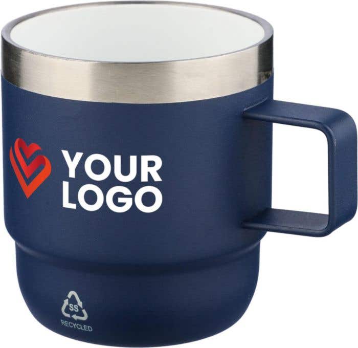 Mug double paroi de 180 ml en acier inoxydable recyclé Lilia
