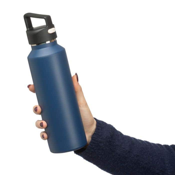 Recycled stainless steel double-walled bottle (600 ml) Mace