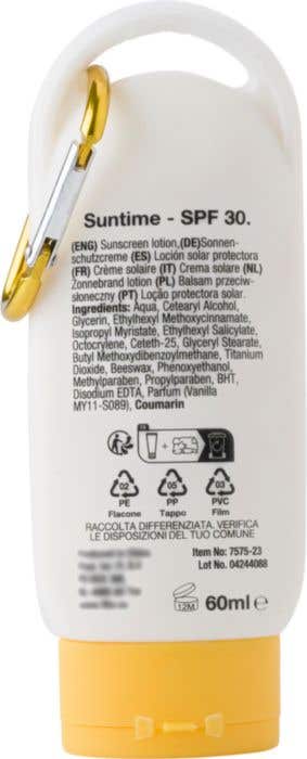 Loção protectora solar Suntime