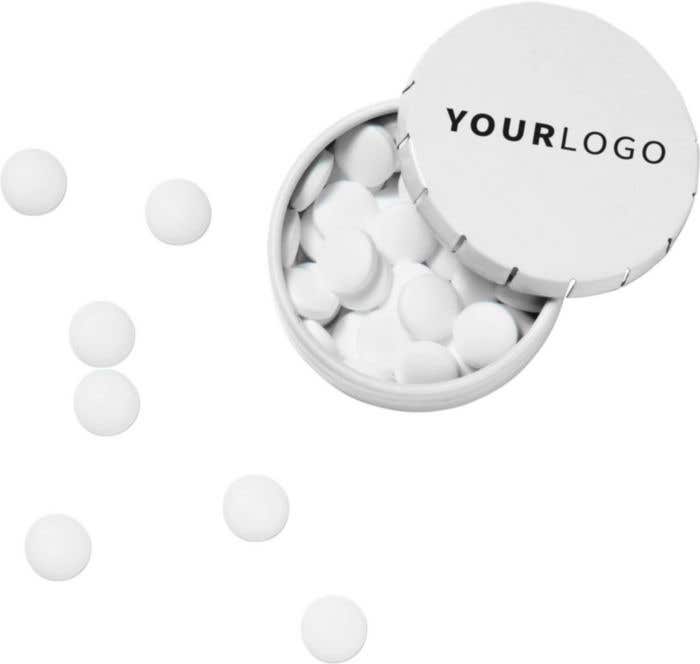 Tin with mints Anika