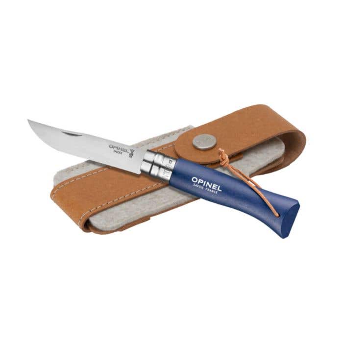 Opinel Colorama No 08 zakmes | Met riemetui