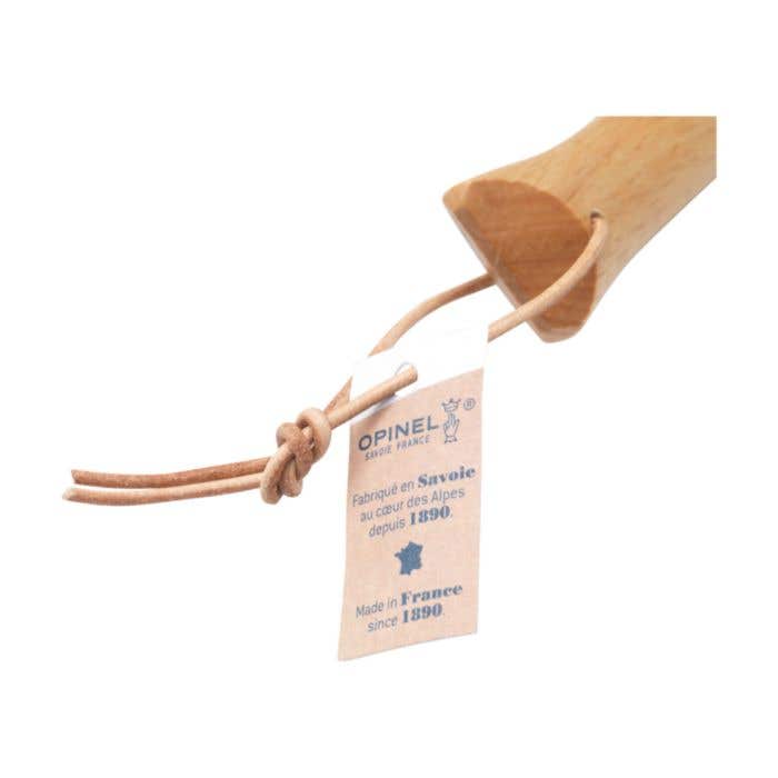 Opinel Inox No 08 Natural pocket knife | With belt pouch