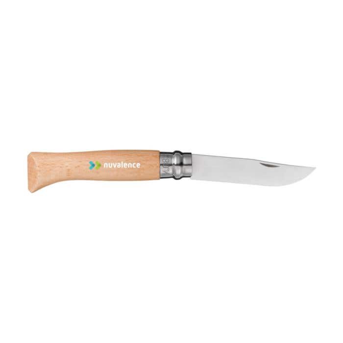 Opinel Inox No 08 pocket knife | With belt pouch
