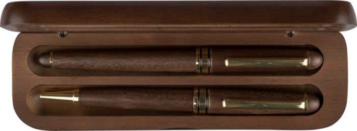 Pen set Adelina | Walnut wood | 2 items