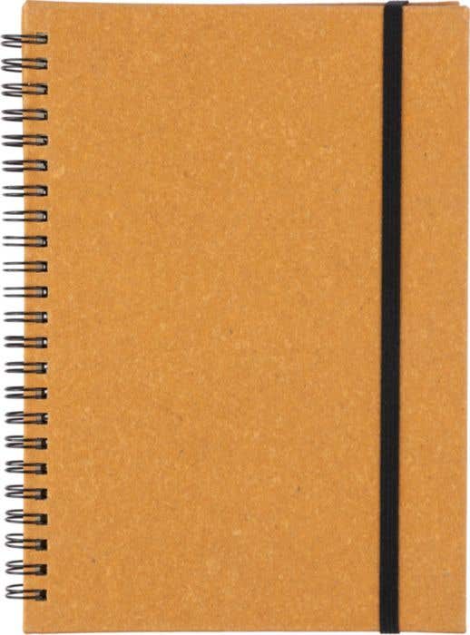 Notitieboek Egon | Gerecycled leer | A5 | Gelijnd