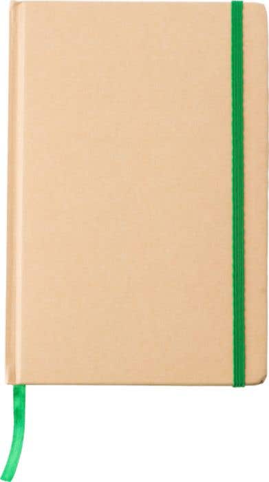 Notitieboek Gianni | Gerecycled karton | A5 | Gelinieerd