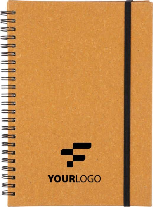 Notitieboek Egon | Gerecycled leer | A5 | Gelinieerd