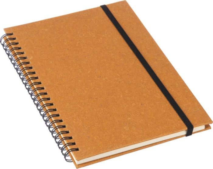 Notitieboek Egon | Gerecycled leer | A5 | Gelinieerd