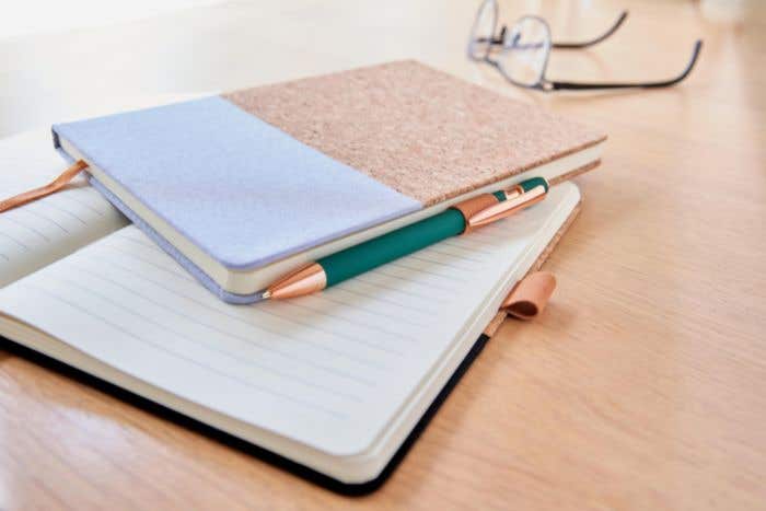 Notebook Egon | Recycled leather | A5 | Lined