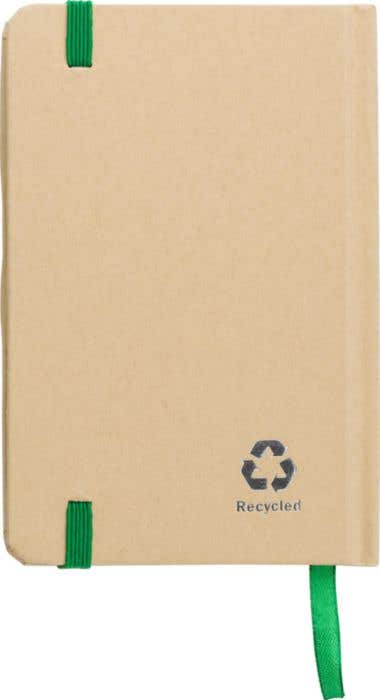 Gerecycled papieren notitieboek (A6) John